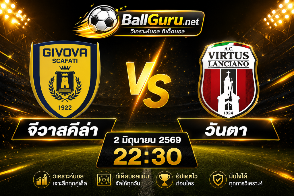 วิเคราะห์บอลวันนี้ ฟินแลนด์ ยัคโคเน่น จีวาสคีล่า vs วันตา เวลา 22:30 น.
